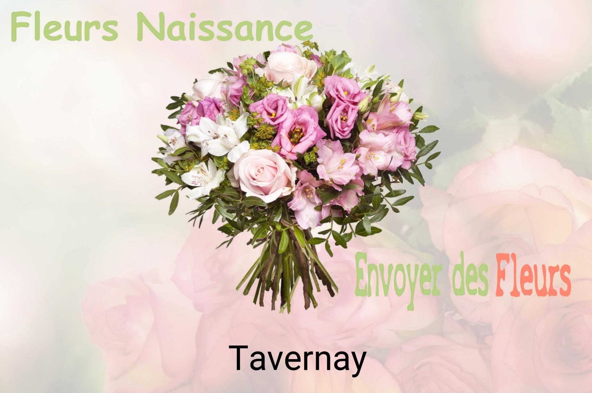 Bouquet de fleurs de naissance livré à Tavernay